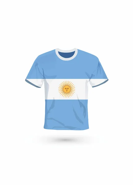 Спортивная Рубашка Цветах Флага Никарагуа Векторная Иллюстрация Спорта Первенства Сборной — стоковый вектор