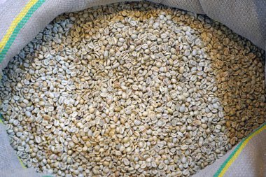 Açık renkli kahve çekirdeği arka planı