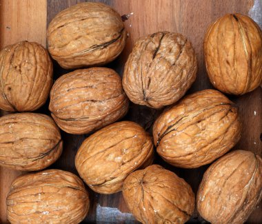 Organik ceviz. Doku veya arkaplan için