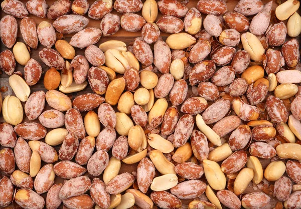 Bio Gesalzene Erdnüsse Für Textur Oder Hintergrund — Stockfoto