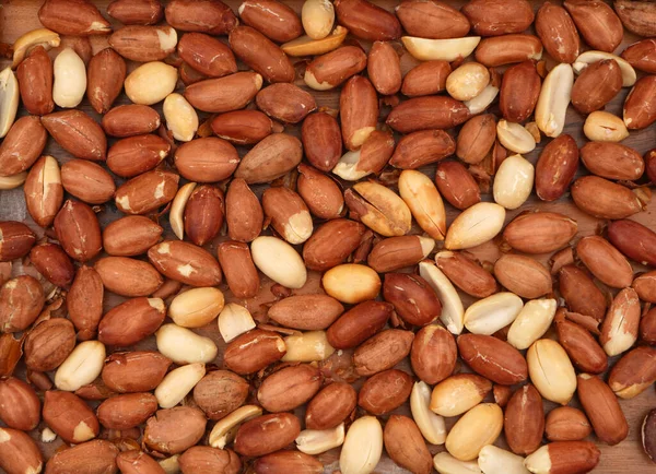 Amendoins Orgânicos Sem Sal Para Textura Fundo — Fotografia de Stock