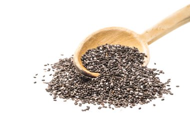 tahta kaşıkla chia tohumu