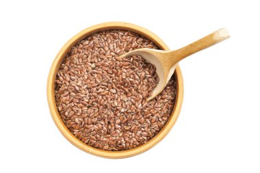 keten bir ahşap kase