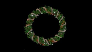 Alpha Channel ile Noel Çelengi Canlandırması