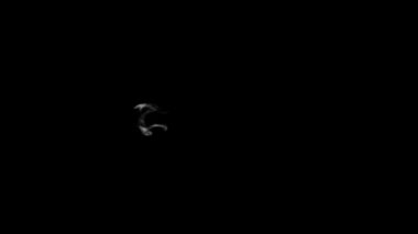 3d animasyon duman tipografisi alfa kanalı yükselen bir harf oluşturarak karakter periyodunu yükseltmeye devam ediyor