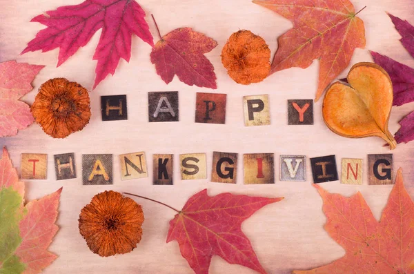 Happy Thanksgiving znak — Zdjęcie stockowe