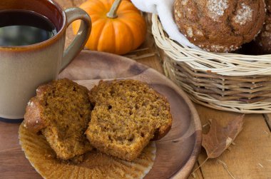 Dilimlenmiş kabak Muffin