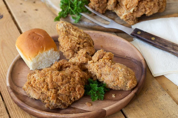 Fried Chicken Meal — Stock Photo, Image