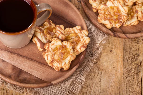 Apple karamel tabak kurabiye