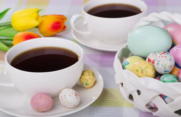 Cup of Coffee and Easter Treats