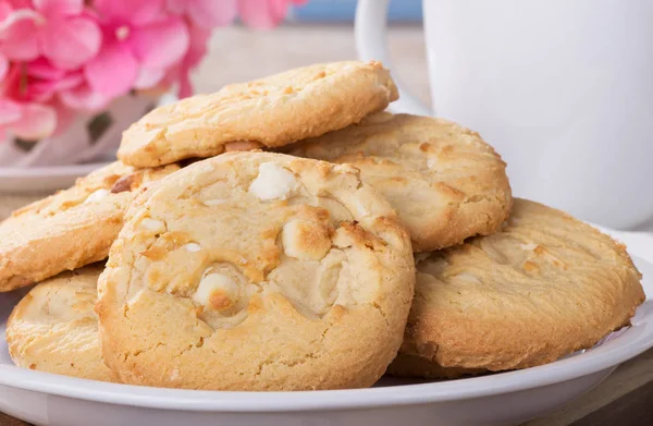 Biscuits aux noix de macadamia — Photo