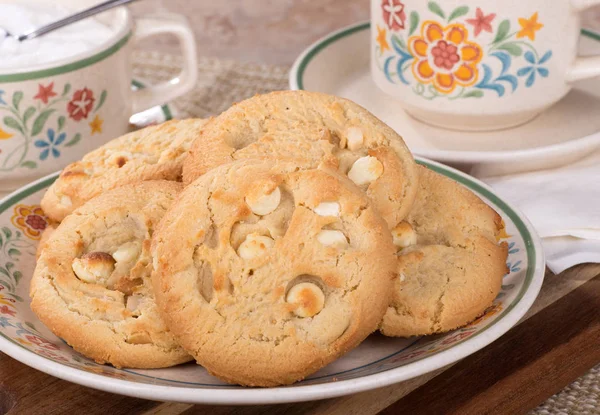 Biscoitos de macadâmia — Fotografia de Stock