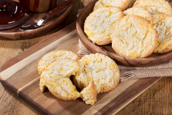 Biscuits au craquelin au citron — Photo