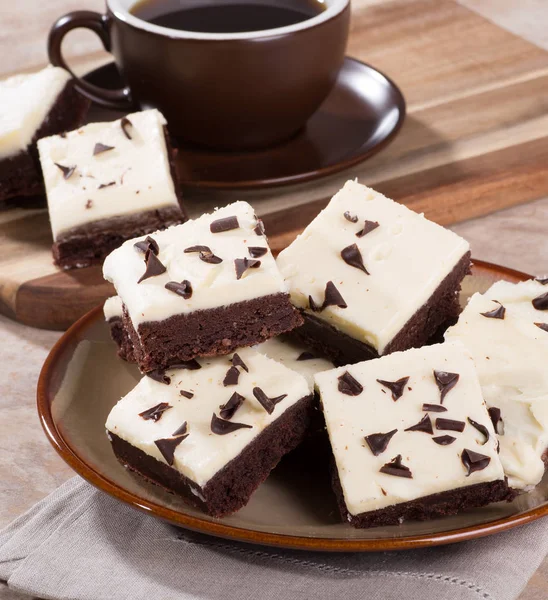 Chocolate Fudge Brownies — Stock Photo, Image