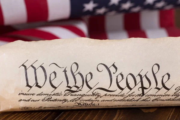 Preamble to the United States Constitution — Stock Photo, Image