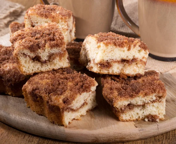 Torta di briciola di ricciolo di cannella — Foto Stock