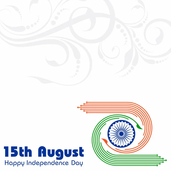 Εικονογράφηση για την ημέρα ανεξαρτησίας της Ινδίας — Διανυσματικό Αρχείο
