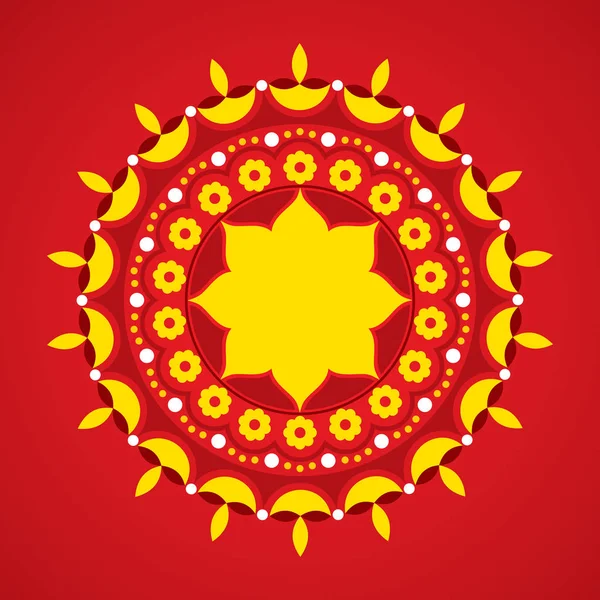 Ilustracja powitania lub plakatu Diwali utsav — Wektor stockowy