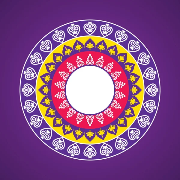 Ilustração da saudação Diwali utsav ou cartão de cartaz — Vetor de Stock