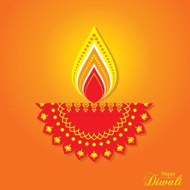 Diwali utsav selamlaması ya da poster kartı