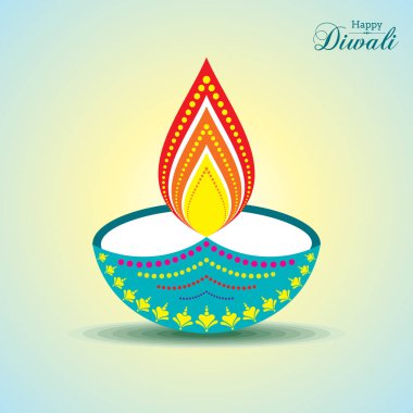Diwali utsav selamlaması ya da poster kartı