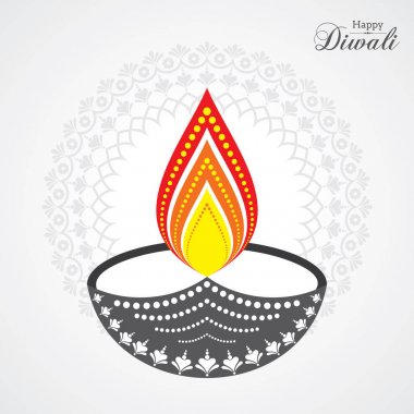 Diwali utsav selamlaması ya da poster kartı