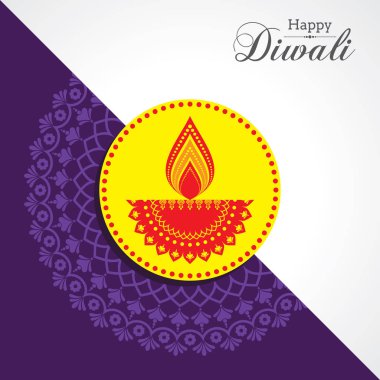 Diwali utsav selamlaması ya da poster kartı