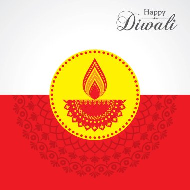 Diwali utsav selamlama veya poster kartı