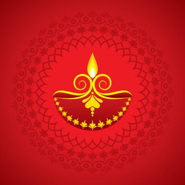 Diwali utsav selamlaması ya da poster kartı