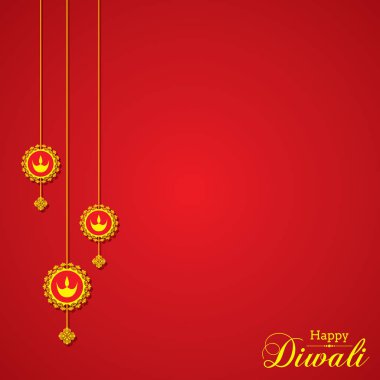 Diwali utsav selamlaması ya da poster kartı