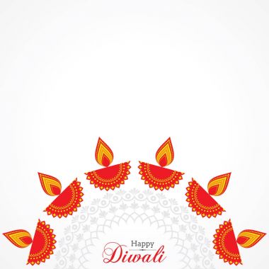 Diwali utsav selamlaması ya da poster kartı