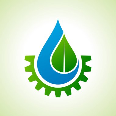 Doğa kaydedin ve yeşil eco dişli konseptiyle geçin