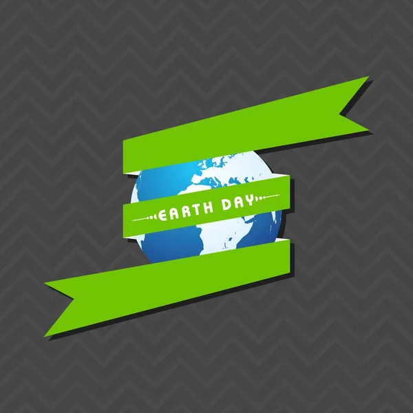 Векторна ілюстрація Дня Землі - Go Green Concept — стоковий вектор