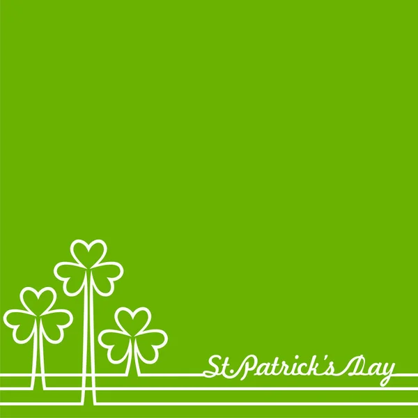 Vector Illustration Happy Saint Patrick Day Stock Vector — Stock Vector