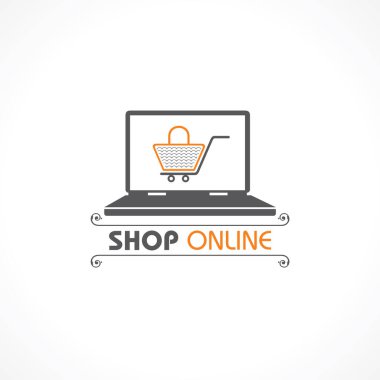 Vector Illustration for Stay Home, Stay Safe and online shopping with free and express Bring Concept