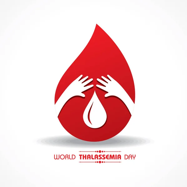 Vector Illustration Theme World Thalassemia Day Observed May 8Th Every — Stock Vector