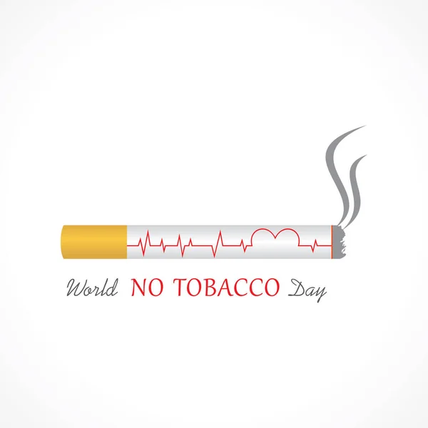 Illustration World Tobacco Day Which Held May Stop Smoking Concept — Stock Vector