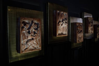 Roma, İtalya - 20 Kasım 2018: Coronavirus 'tan bir yıl önce Roma' nın en ünlü anıtlarını ziyaret edin