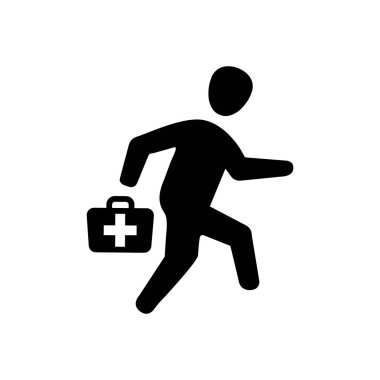 Arama doktor simgesi üzerinde