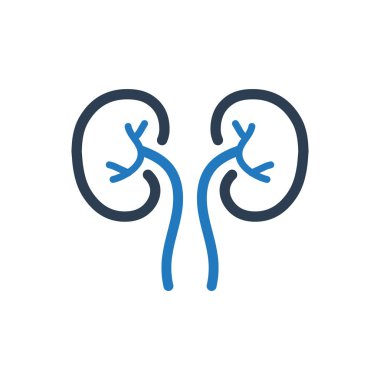 Üroloji vektör simgesi