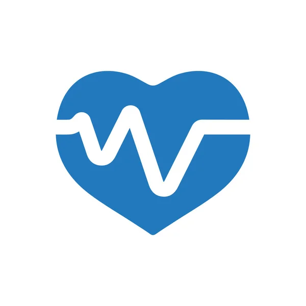 Icona della frequenza cardiaca — Vettoriale Stock