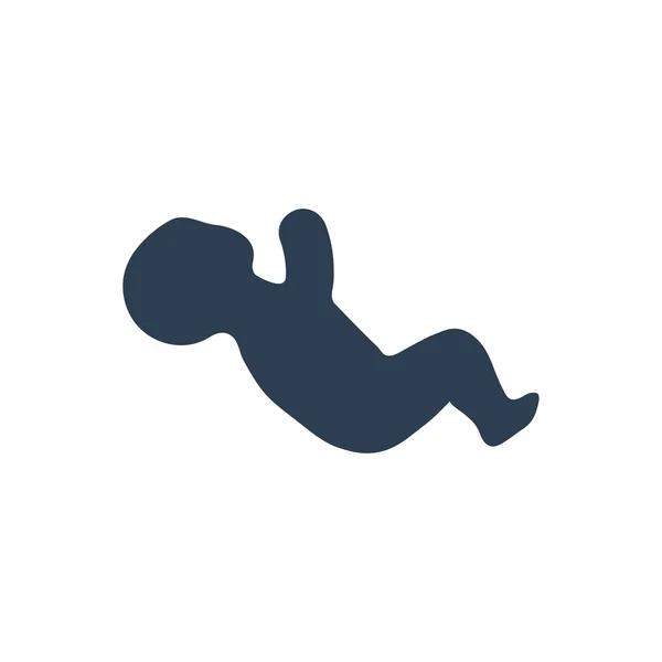 아기 보험 아이콘 — 스톡 벡터