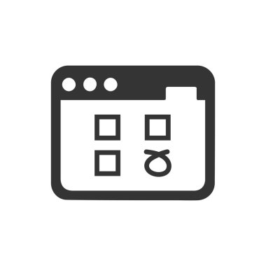 Titizlikle tasarlanmış Web anketleri simgesi