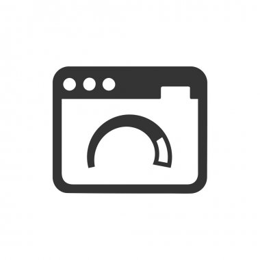 Titizlikle tasarlanmış Web hız simgesi