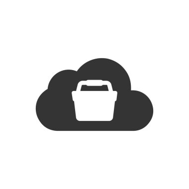 Titizlikle tasarlanmış Online alışveriş simgesi