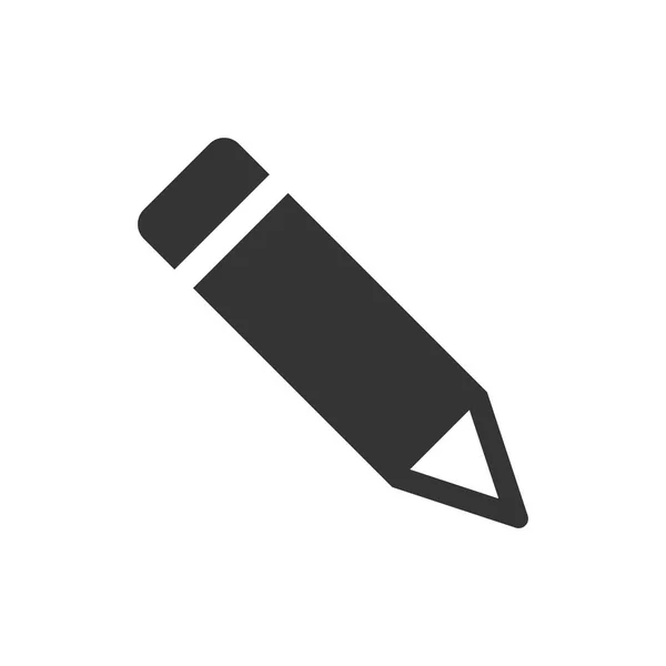 Icône Crayon Méticuleusement Conçu — Image vectorielle