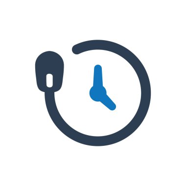 Titizlikle tasarlanmış Online saat simgesini