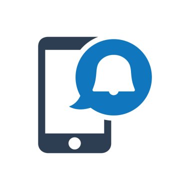 Titizlikle tasarlanmış mobil bildirim simgesi