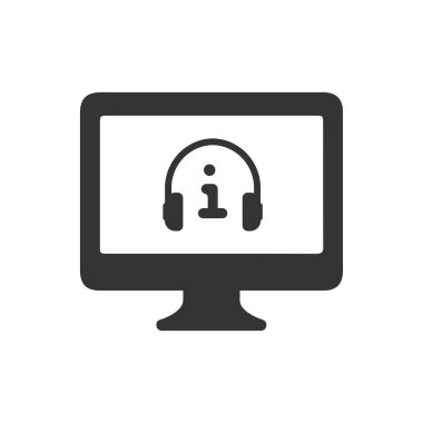 Titizlikle tasarlanmış çevrimiçi destek simgesi