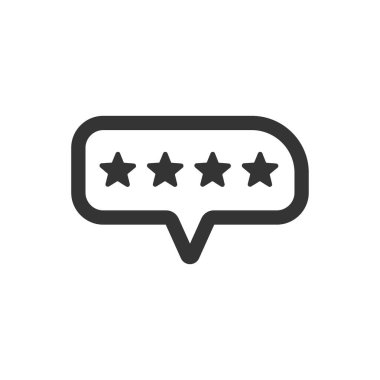 Titizlikle tasarlanmış müşteriler simgesi değerlendirme